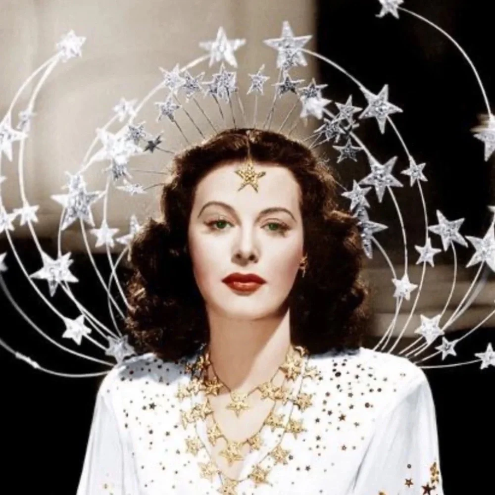 Anthro Hedy Tree Topper Gold Shooting Stars